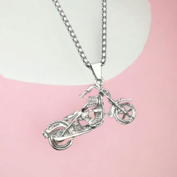Motorcycle Necklace - Picture 2 of 10